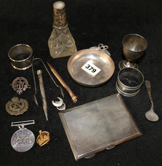 Silver items and coins